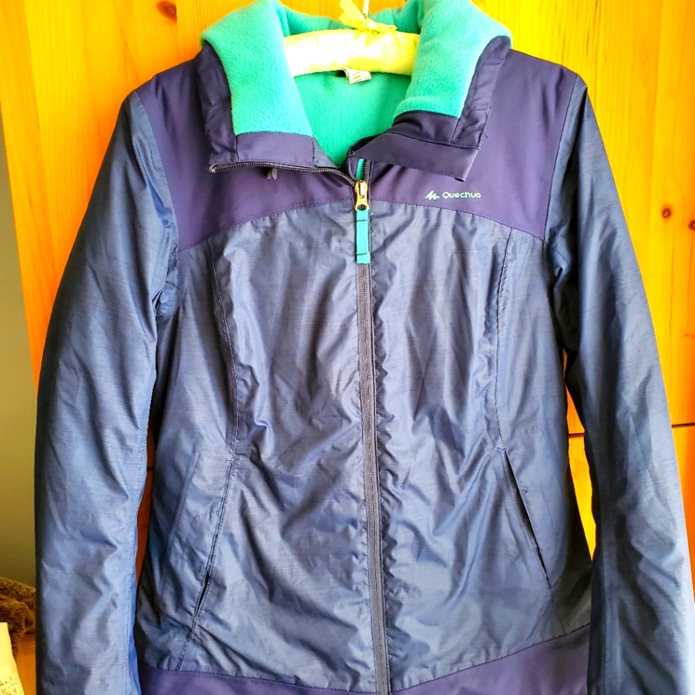 Quechua by Decathlon Blue Waterproof Women's Winter Jacket size XXS